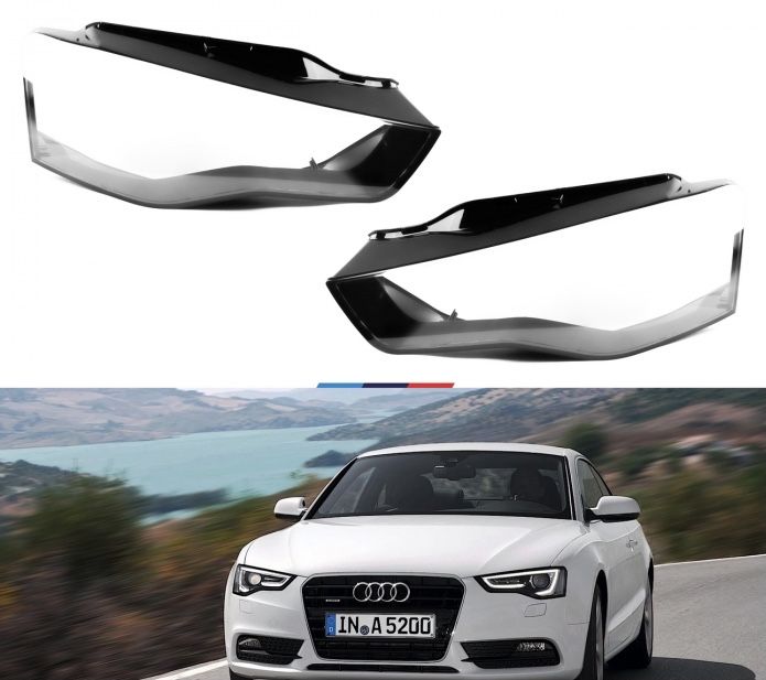 Audi A5 капаци фарове ауди а5 стъкла фар капак крушка xenon