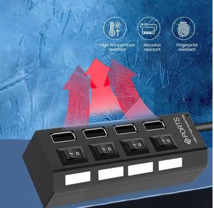 USB хъбове с 4 или 7 гнезда