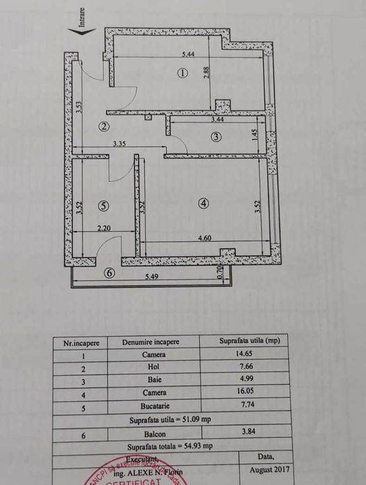 Persoana fizica vand apartament 2 camere in Moara de Vant Complex Roua