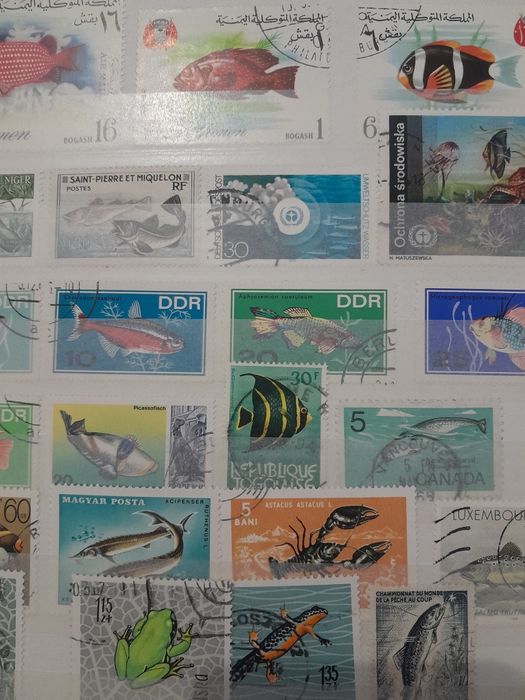 Timbre animale, păsări, fluturi  din mai multe țări