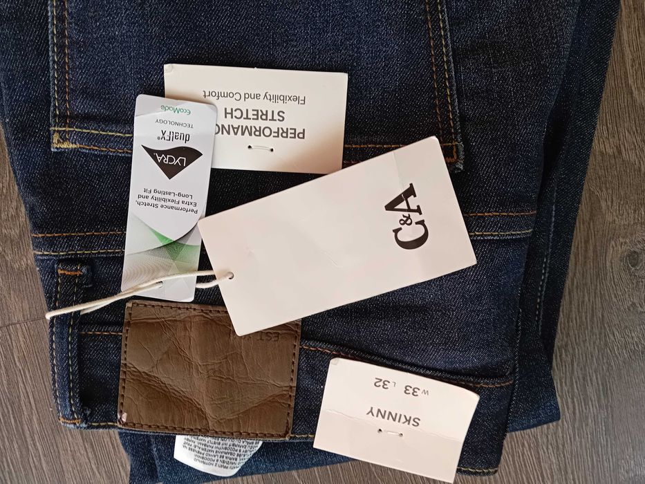 -80% намаление !!! Дънки Jeans C&A моделът е на Calvin Klein