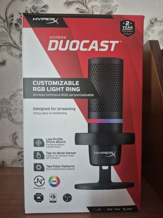 Продам Микрофон HyperX DUOCAST