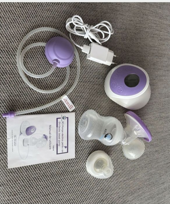 Vând pompă de sani electricâ kidsCare  si sterilizator biberoane ¡!