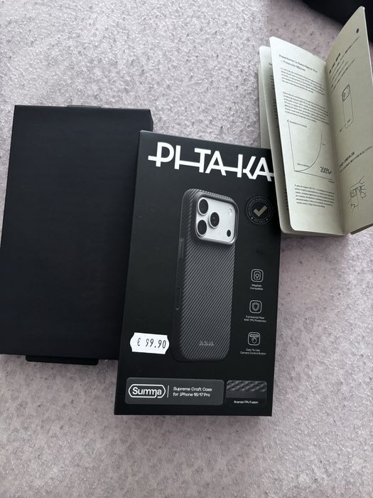 Кейс Pitaka за Iphone 17 / 18 pro черен