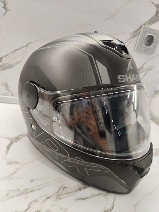 Каска за мотор SHARK D-SKWAL 2 CADIUM BLACK MATT размер M