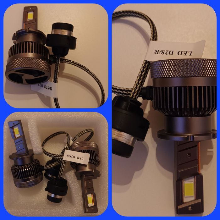 Becuri LED D2S D2R  Canbus  12V-24V  60000LM set 2buc