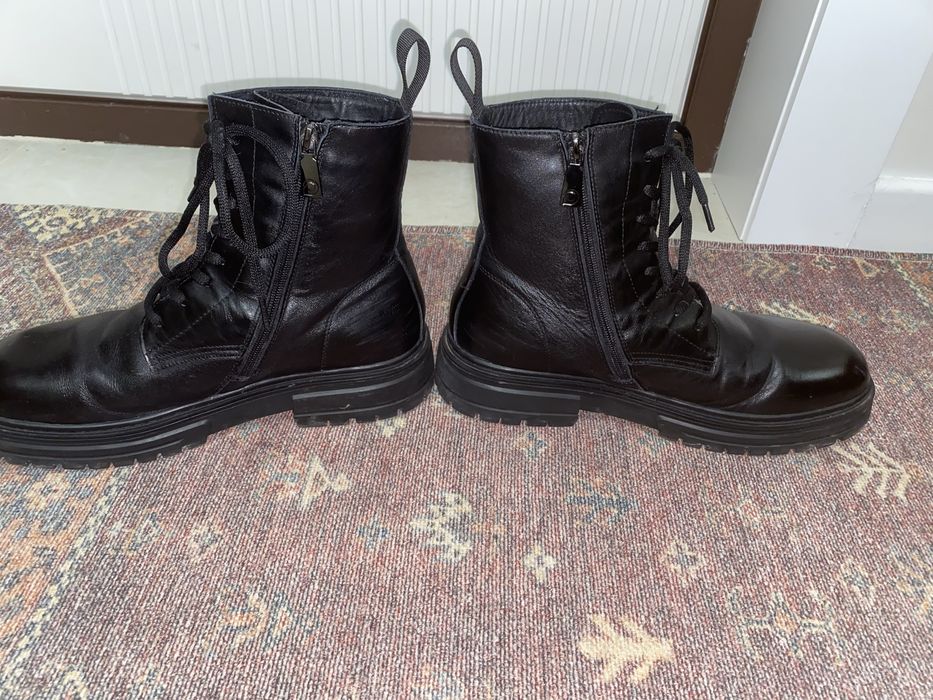 Продам кожанные зимние сапоги