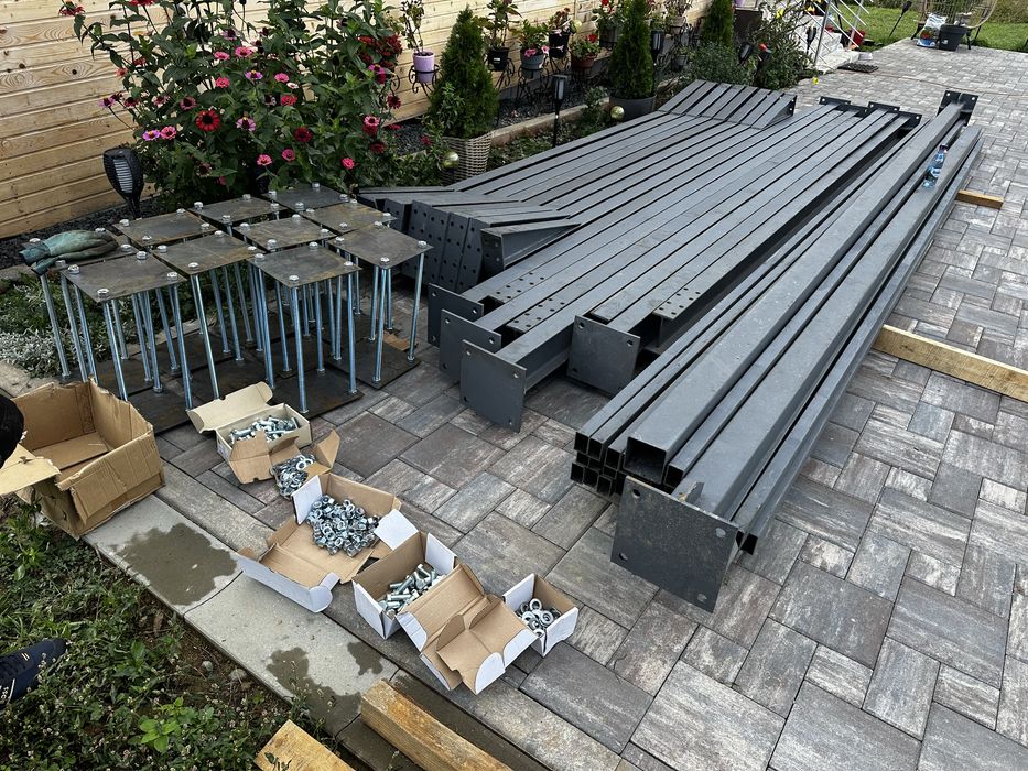 Structuri hale metalice fara montaj sau cu montaj, livram in toata Ro