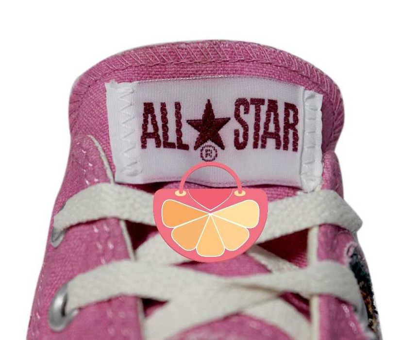 %ПРОМО% CONVERSE ALL STAR № 37½ – Дамски цветни кецове "PALE PINK" нов