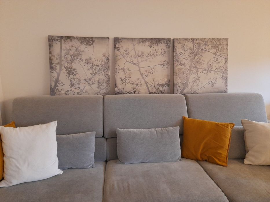 Комплект от 3 стилни картини – 57 х 57 см