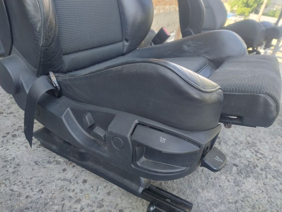 Електрически полукожен салон с напа кожа за БМВ Е61/BMW E61