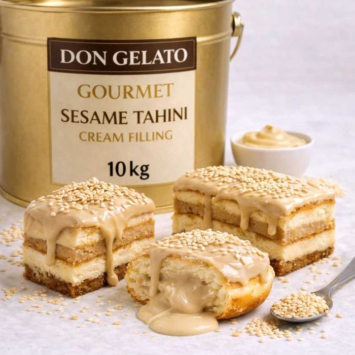 Гурме крем пълнеж със сусамов тахан Don Gelato | 1 кг / 3 кг / 10 кг