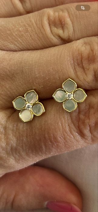 Серебряные серьги с Перламутром