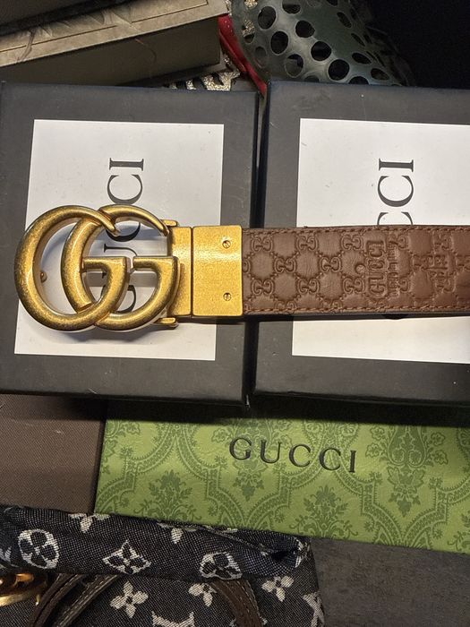 Колан естествена кожа модел Gucci