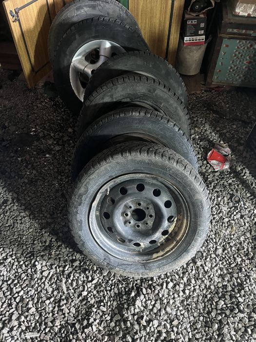 Комплект колес с дисками на ваз