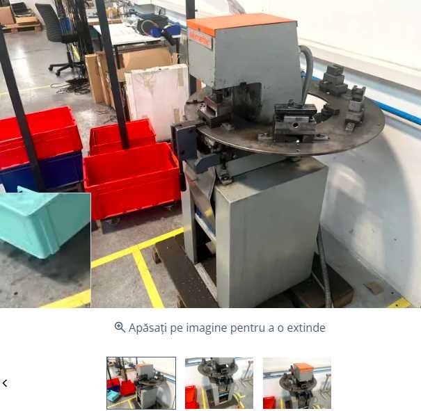 Masina pneumatica  perforat 6  sau  12 posturi, cilindru hidraulic