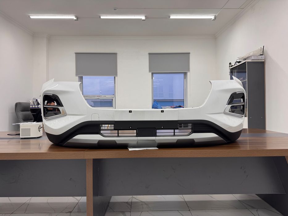 Chery Tiggo 4 бампер в сборе белый