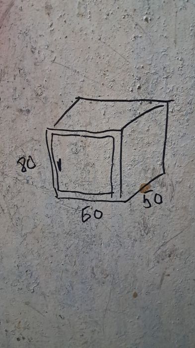 Продам сейф 80×60×50 см две полки