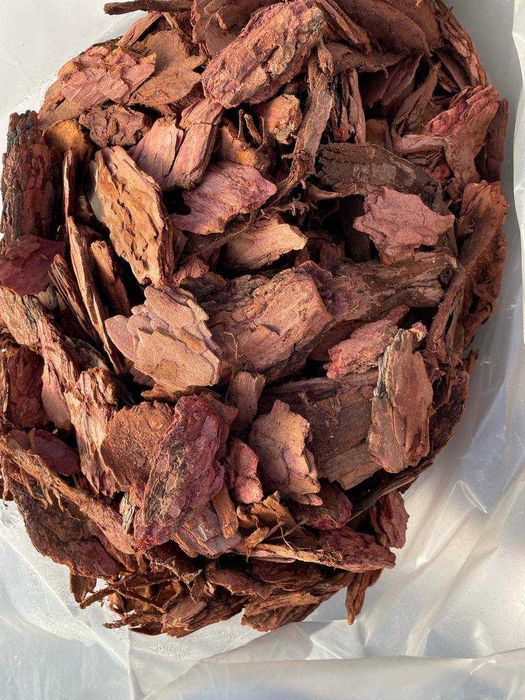 КОРА Сибирской Лиственницы для мульчирования!!! в мешках по 60л!!!