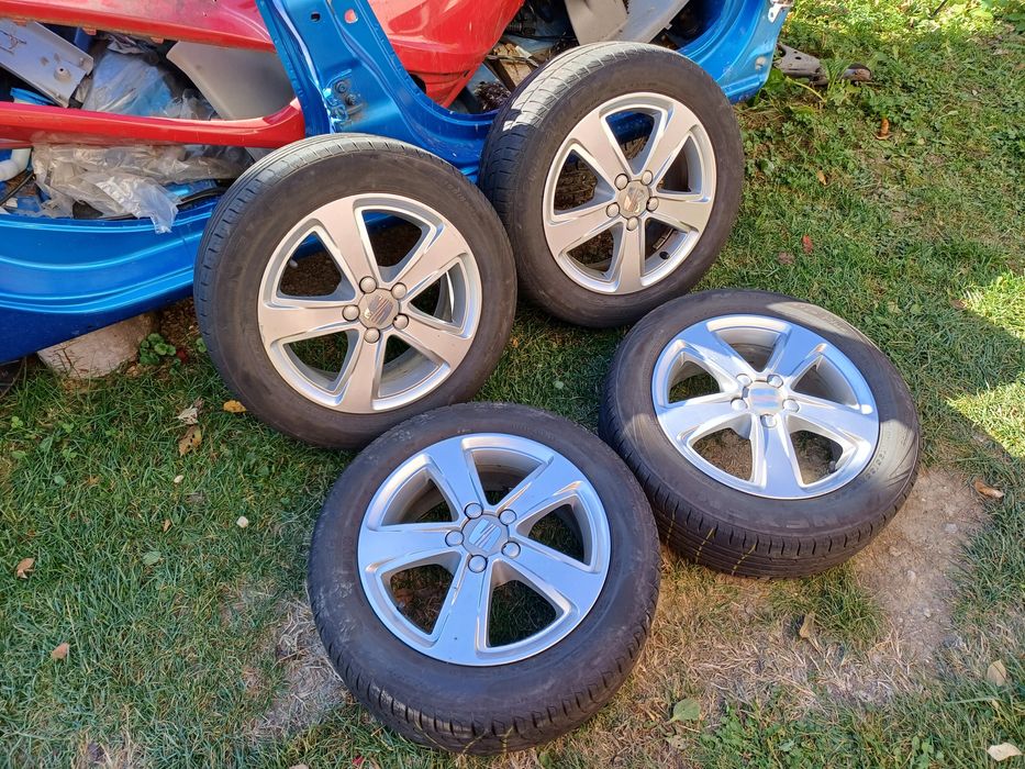 Jante aliaj 15"orig.Seat Ibiza, Vw polo, Skoda fabia anv.Vara