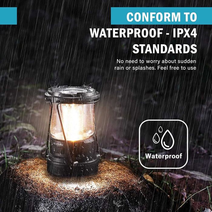 Соларна къмпинг лампа ELUTENG 2в1 с Power Bank 3000 mAh