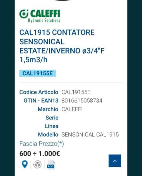 Contor de căldură direct compact pentru măsurarea energiei termice
