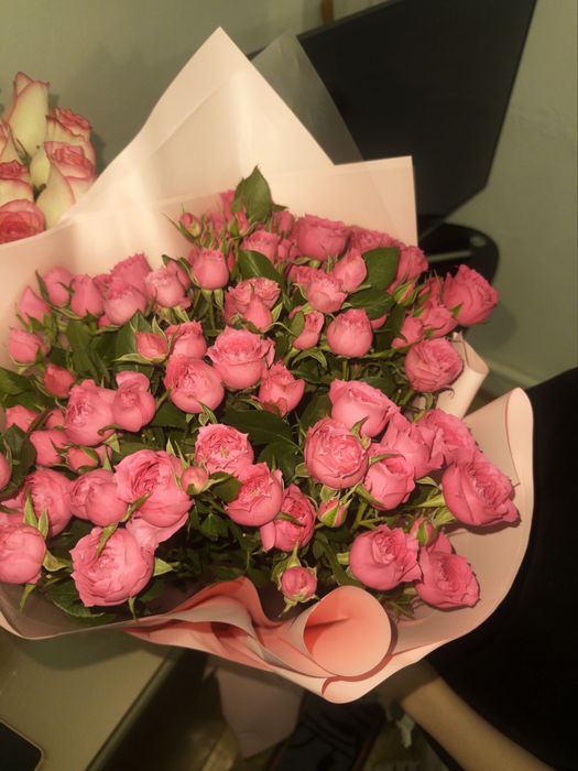 Цветы,кустовые розы