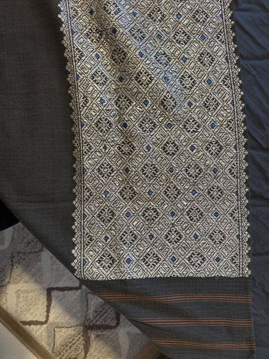 Catrinta, fota lucrata manual in jurul anului 1900, fir de argint