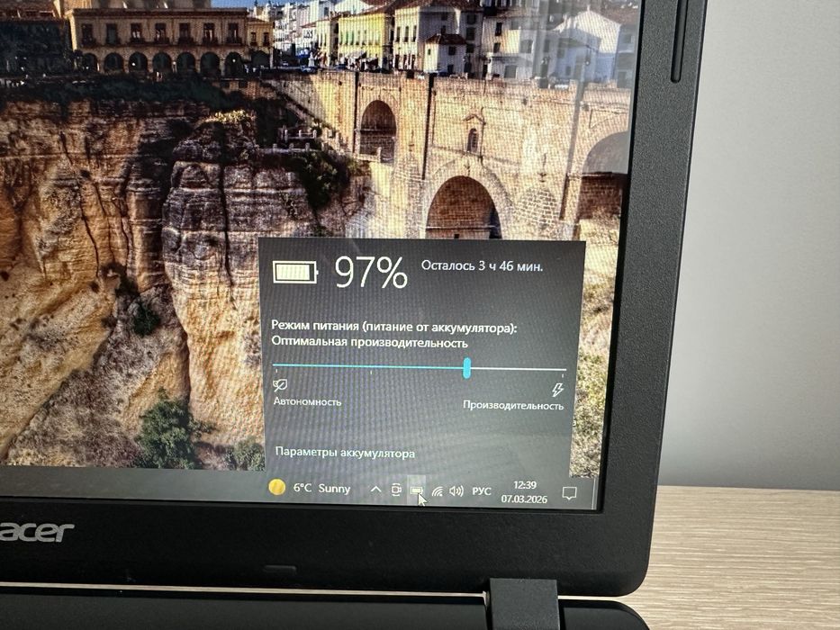 Ноутбук Acer intel, 8GB, SSD 256GB