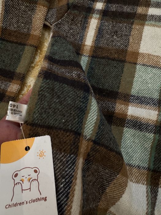 Новая,теплая рубашка для мальчика