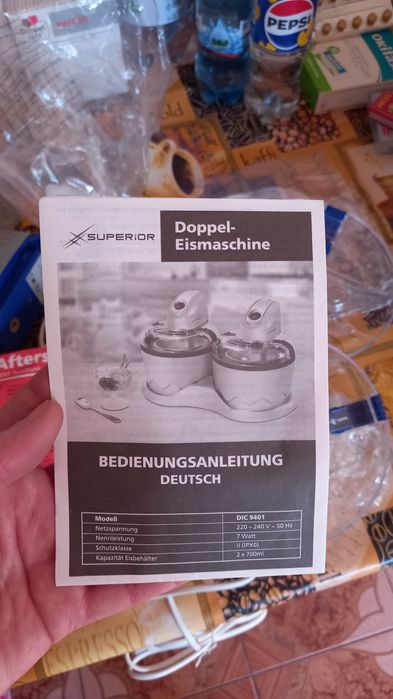 Vand masina robot electrica de făcut înghețată cremoasa bio