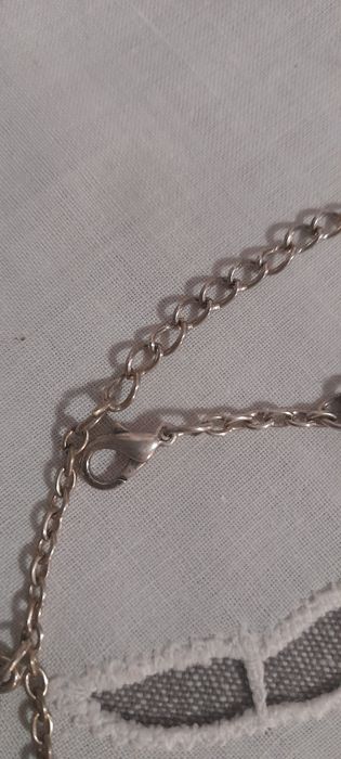 Brățară argintată, pentru picior