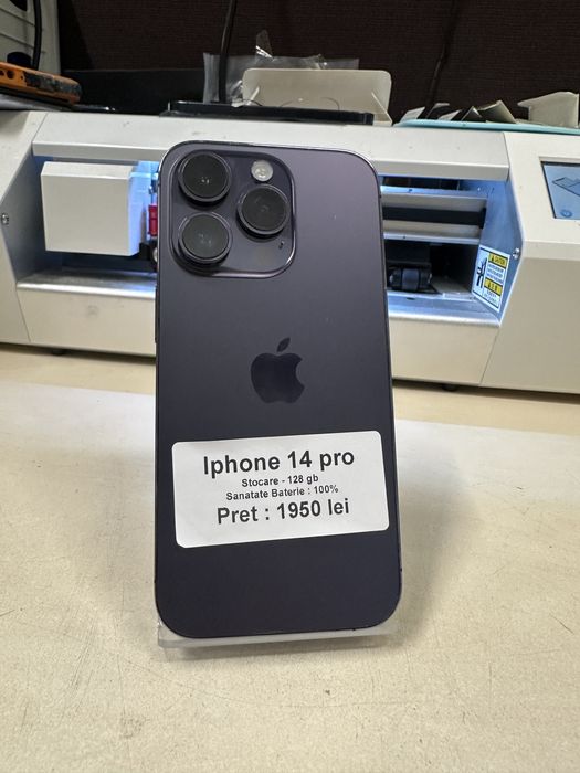 Iphone 14 pro / 128 gb / 100% baterie / garantie