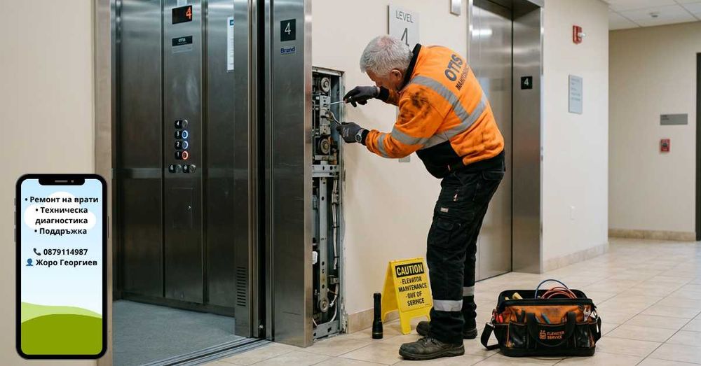 АСАНСЬОРИ - ПОДДРЪЖКА, РЕМОНТ, АБОНАМЕНТ - САМО 6 ЕВРО НА АСАНСЬОРНА ВРАТА