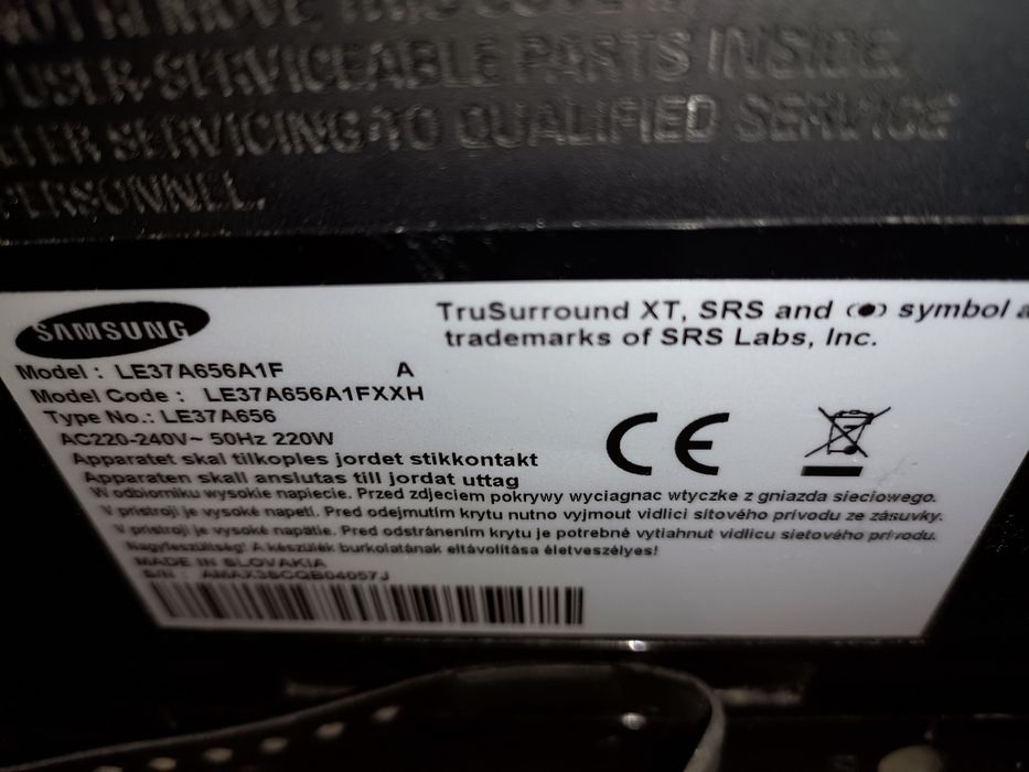 Телевизор Samsung LE37A656 Full HD