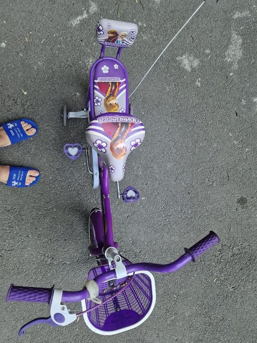 Велосипед с самокатом