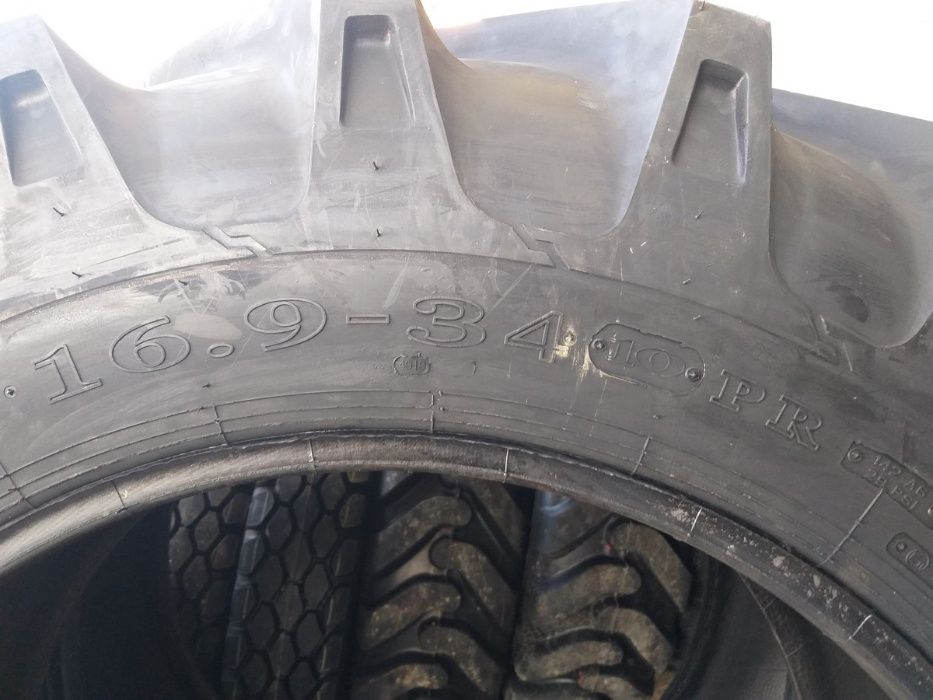 Anvelope noi 16.9-34 OZKA 10PLY cauciucuri tractor spate livrare