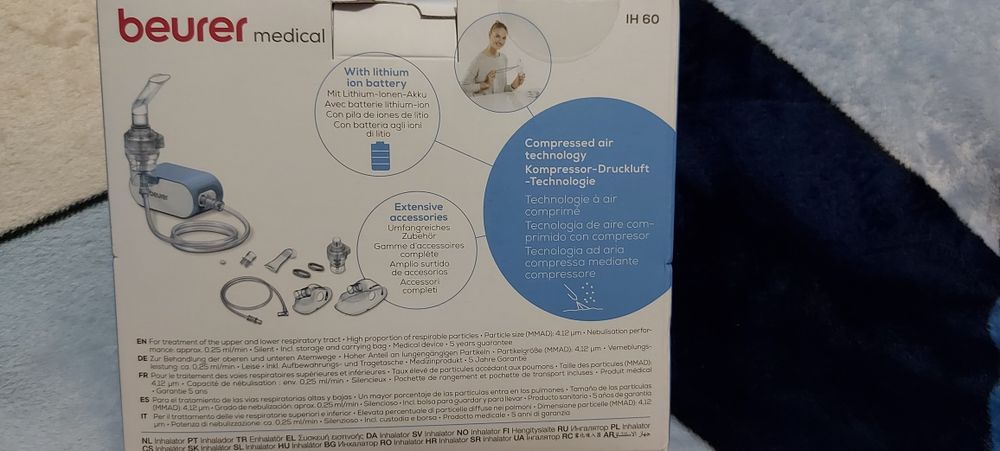 Inhalator Beurer IH60, NOU CU 2 ANI GARANTIE.
