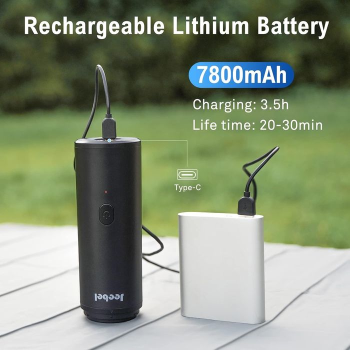 4в1 мини акумулаторна прахосмукачка + духалка за прах + въздушна помпа