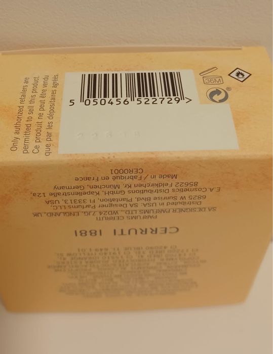 Parfum Cerruti 1880, 50ml