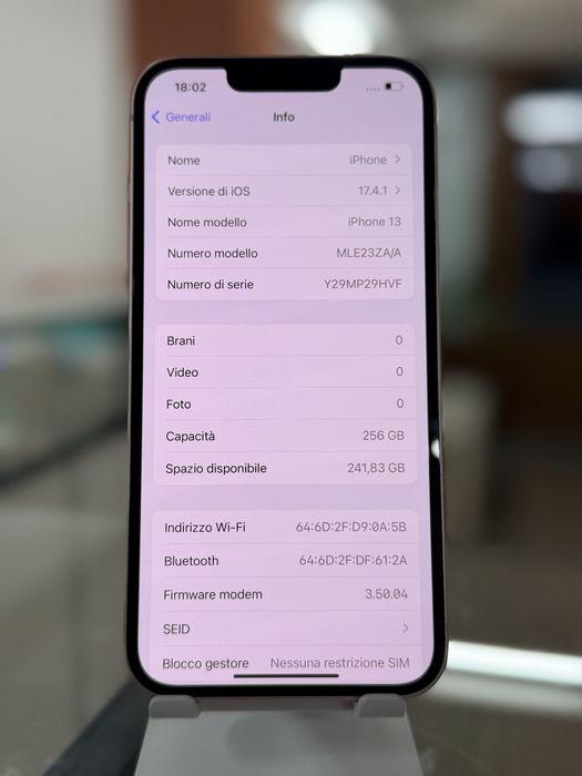 iPhone 13 256 gb Pret 1650 lei