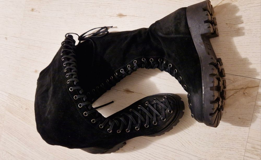 Cizme Musette din piele intoarsa