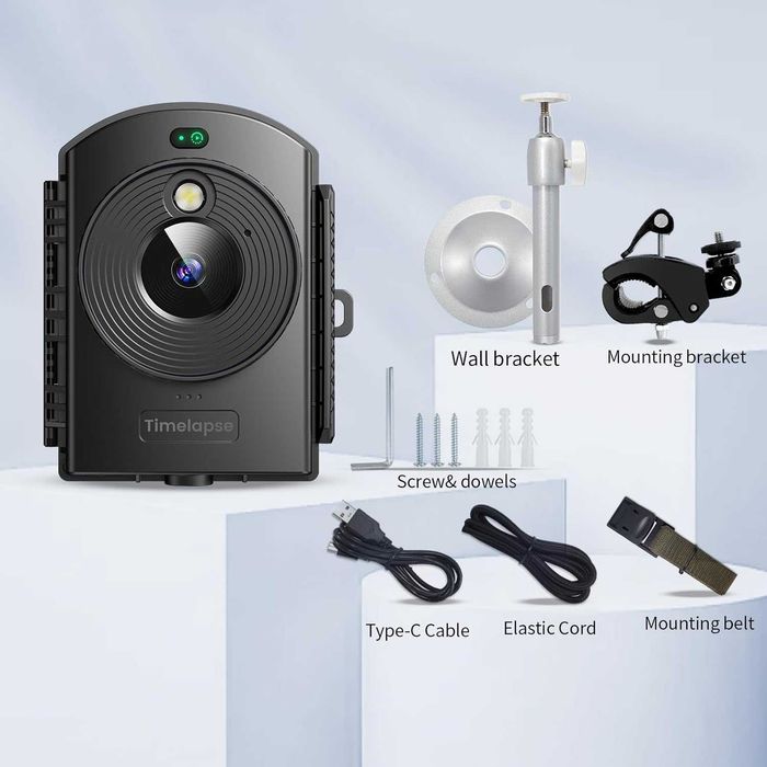 Time-lapse камера с инфрачервено позициониране и LED светлина