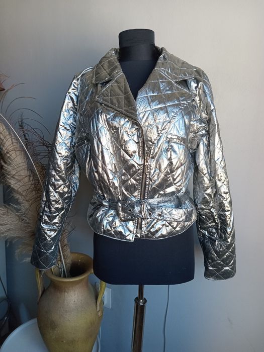 Geaca croi biker metalica