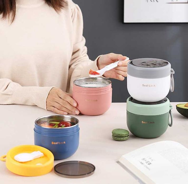 Термо Купа * Кутия * Чаша за течна и твърда храна * за училище * офиса