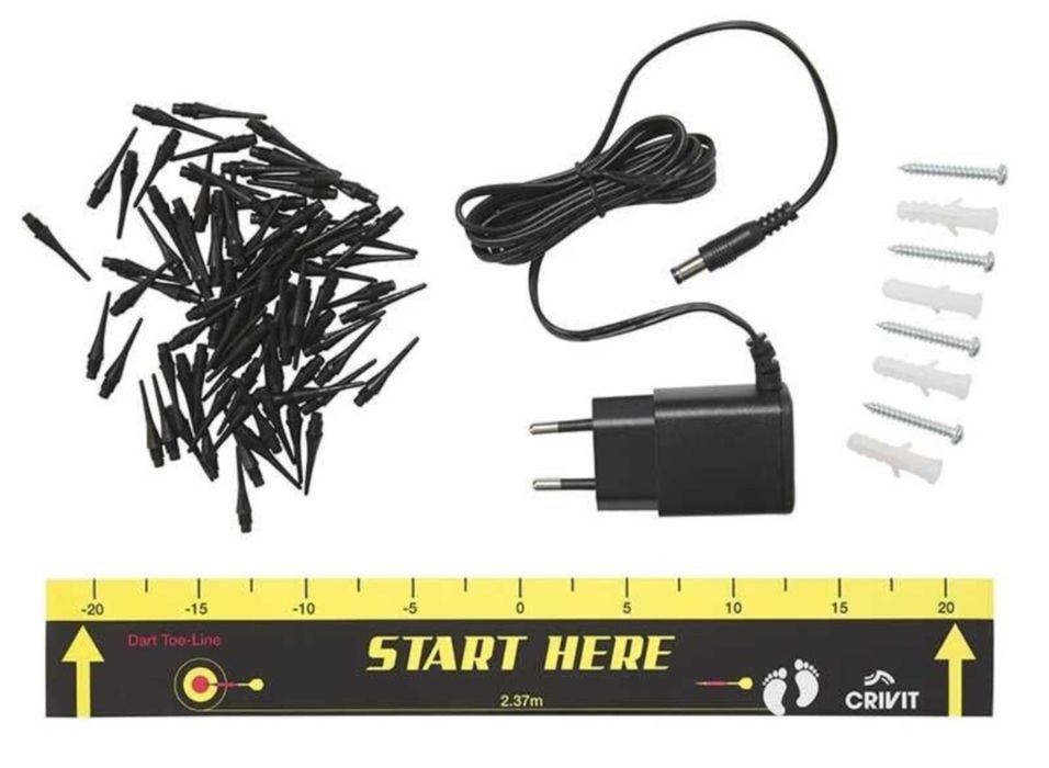 Електронен дартс, Дартс мишена