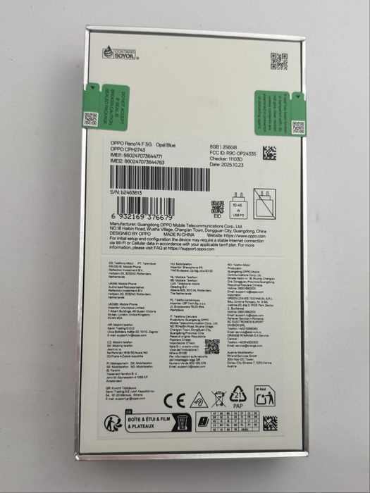 НОВО! Oppo Reno 14F | 3 години гаранция | 8GB RAM | 256GB памет