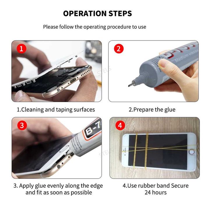 Лепило за тъч скрийн за телефон таблет B-7000/T-7000/15ml/50ml/110ml
