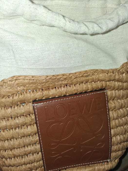 Много стилна чанта. Кожа и raffia
