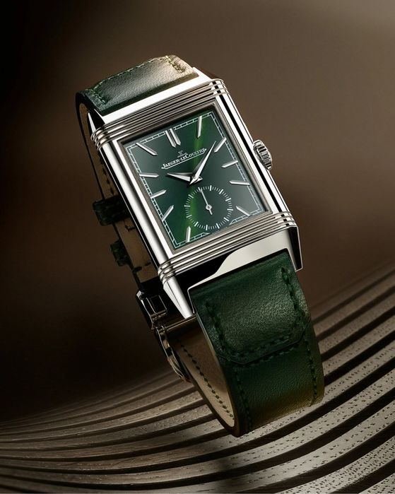 jj lecoultre reverso duoface green